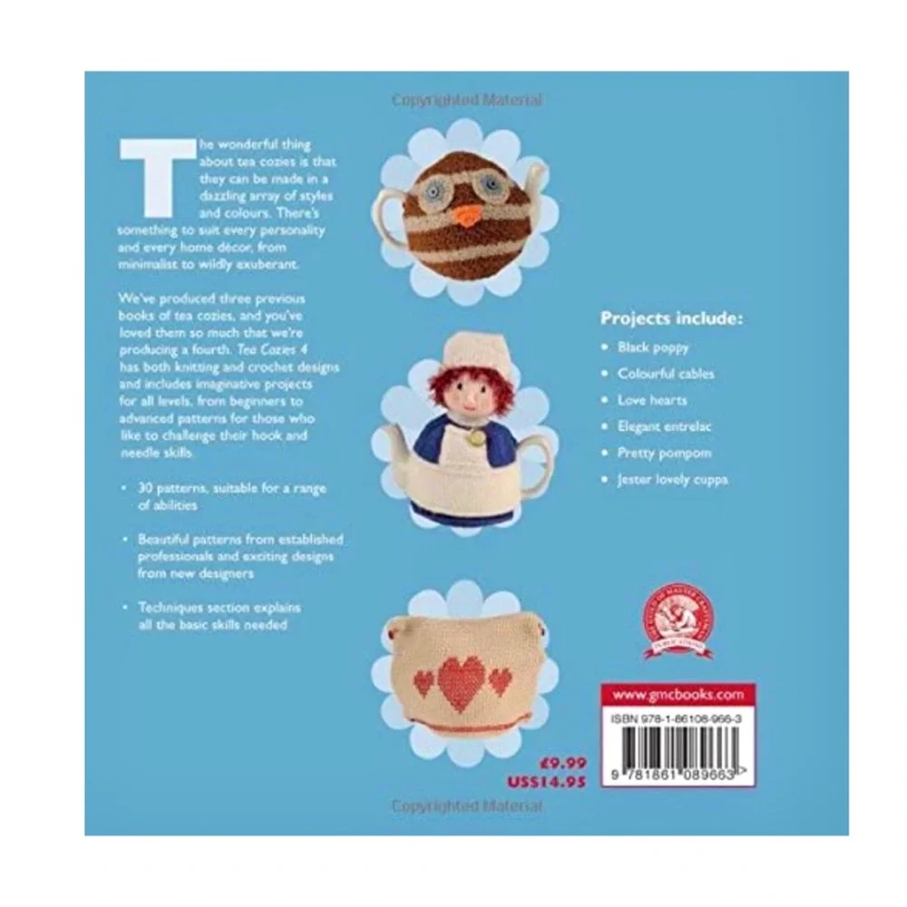 🆕 Tea Cozies 4- 30 Knitting & Crochet Patterns